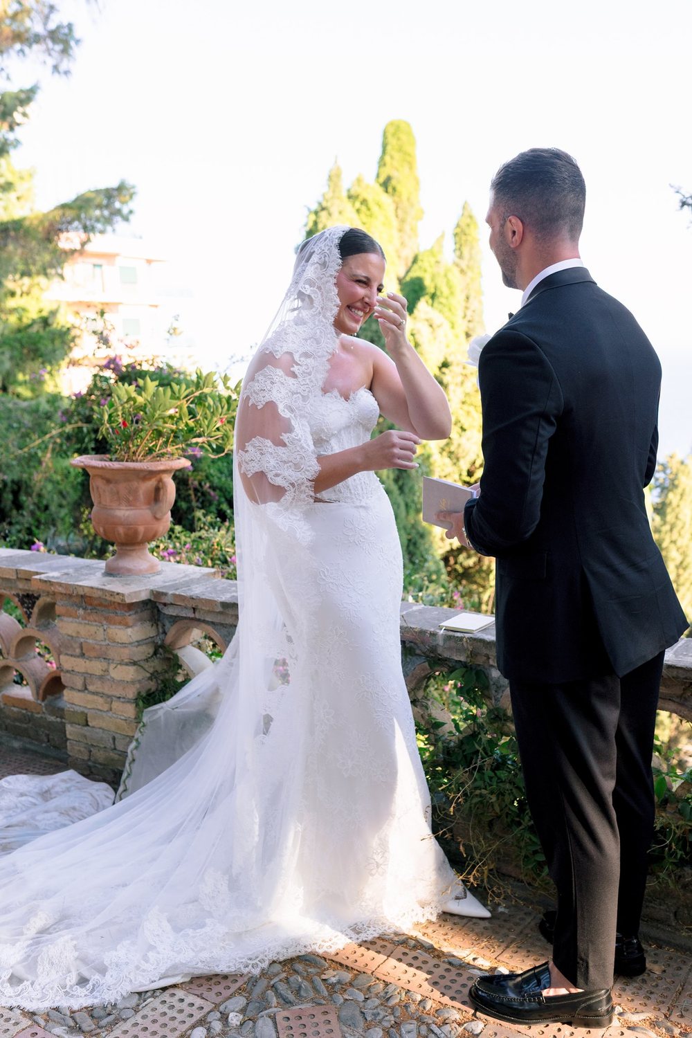 Portraits in the gardens of Taormina