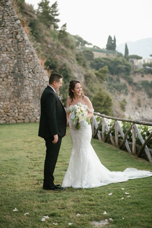 Elope in a private seaview garden on the Amalfi Coast — already designed elopement, Amalfi Coast, Italy