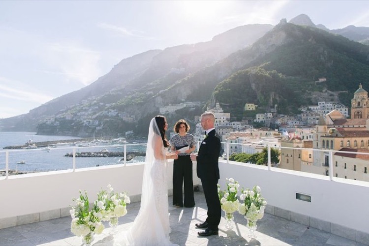 Elope on a rooftop terrace on the Amalfi Coast — already designed elopement, Amalfi Coast, Italy