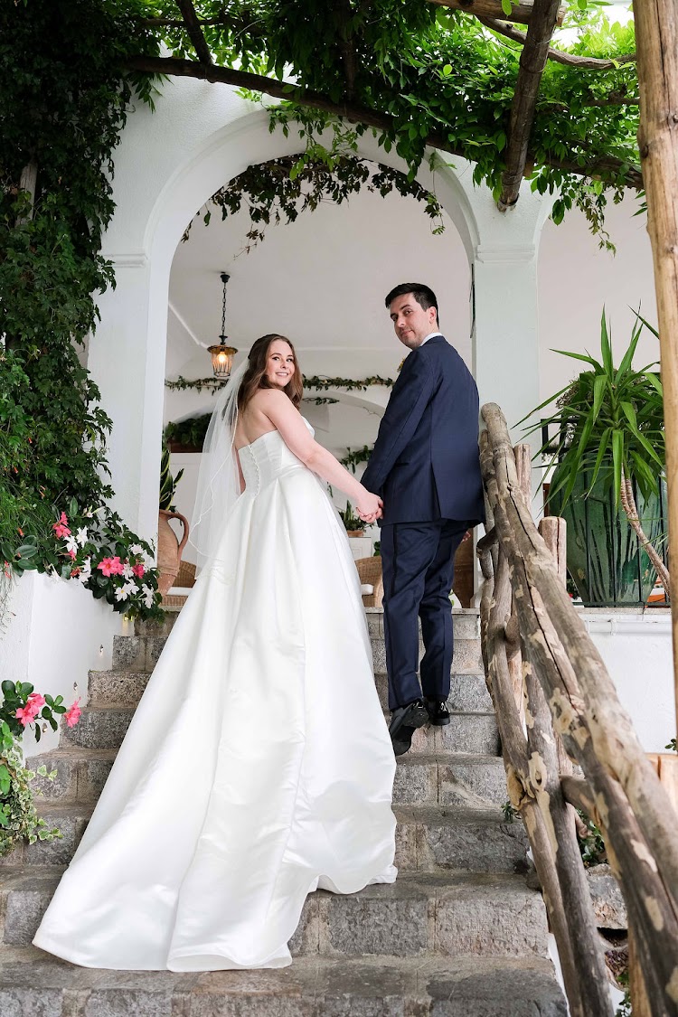 Elope in a hotel garden on the Amalfi Coast — already designed elopement, Amalfi Coast, Italy